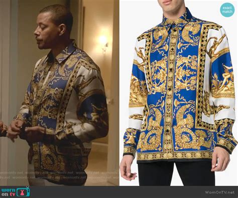 Lucious’s blue printed shirt on Empire 